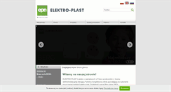Desktop Screenshot of elektro-plast.com.pl
